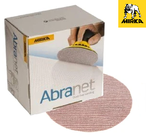 DISCO LIJA MALLA D150 ABRANET P80 50uds MIRKA