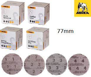 DISCO LIJA MALLA OSP D77 PAINT-REMO 50uds MIRKA